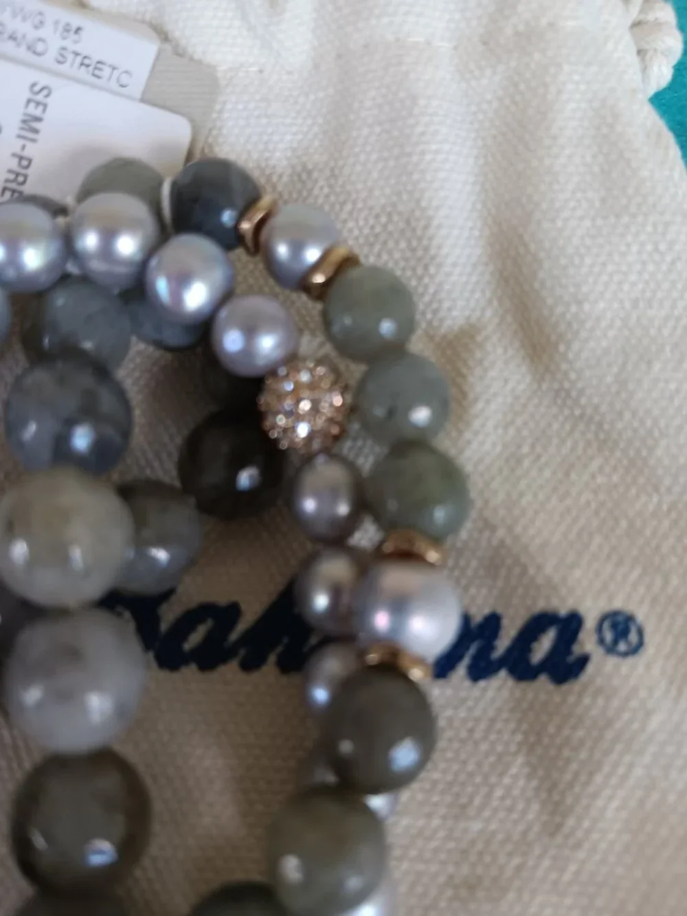 Tommy Bahama triple strand stretch bracelet